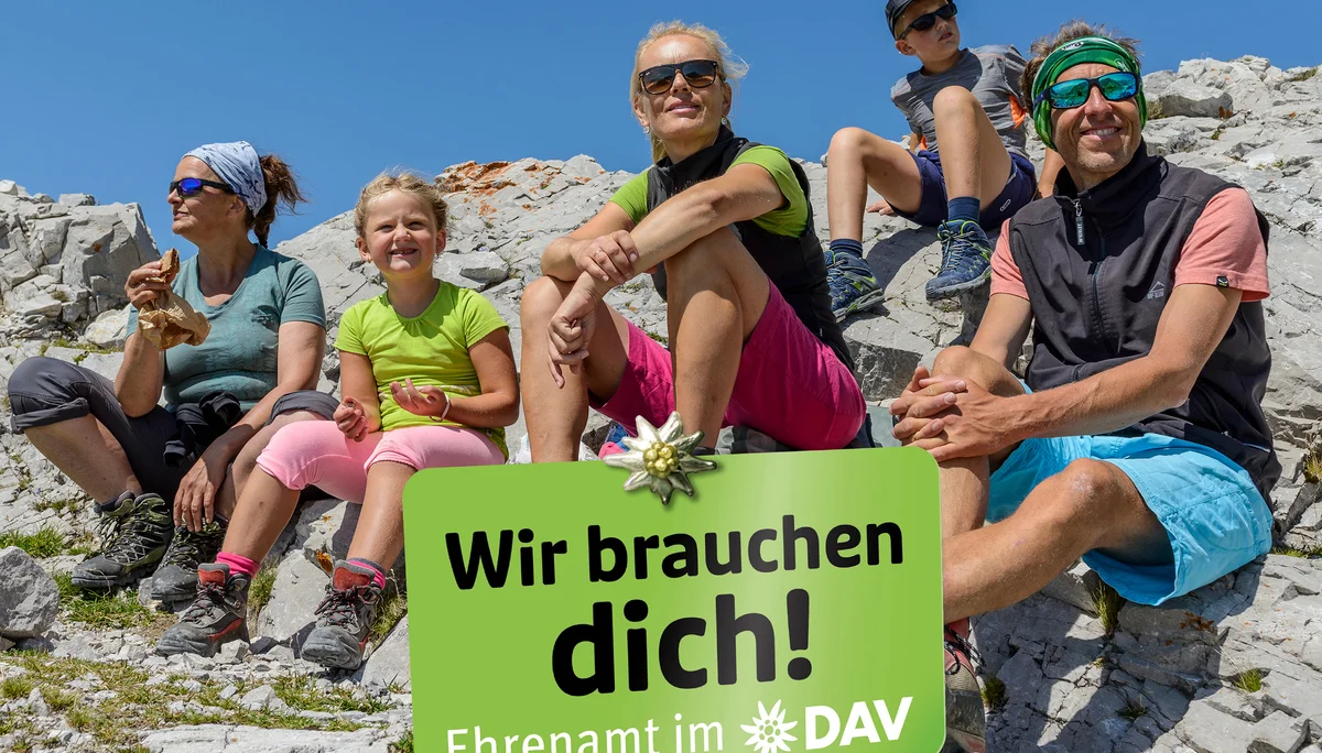 Ehrenamt - Wir brauchen dich | © Deutscher Alpenverein