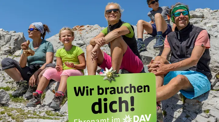 Ehrenamt - Wir brauchen dich | © Deutscher Alpenverein