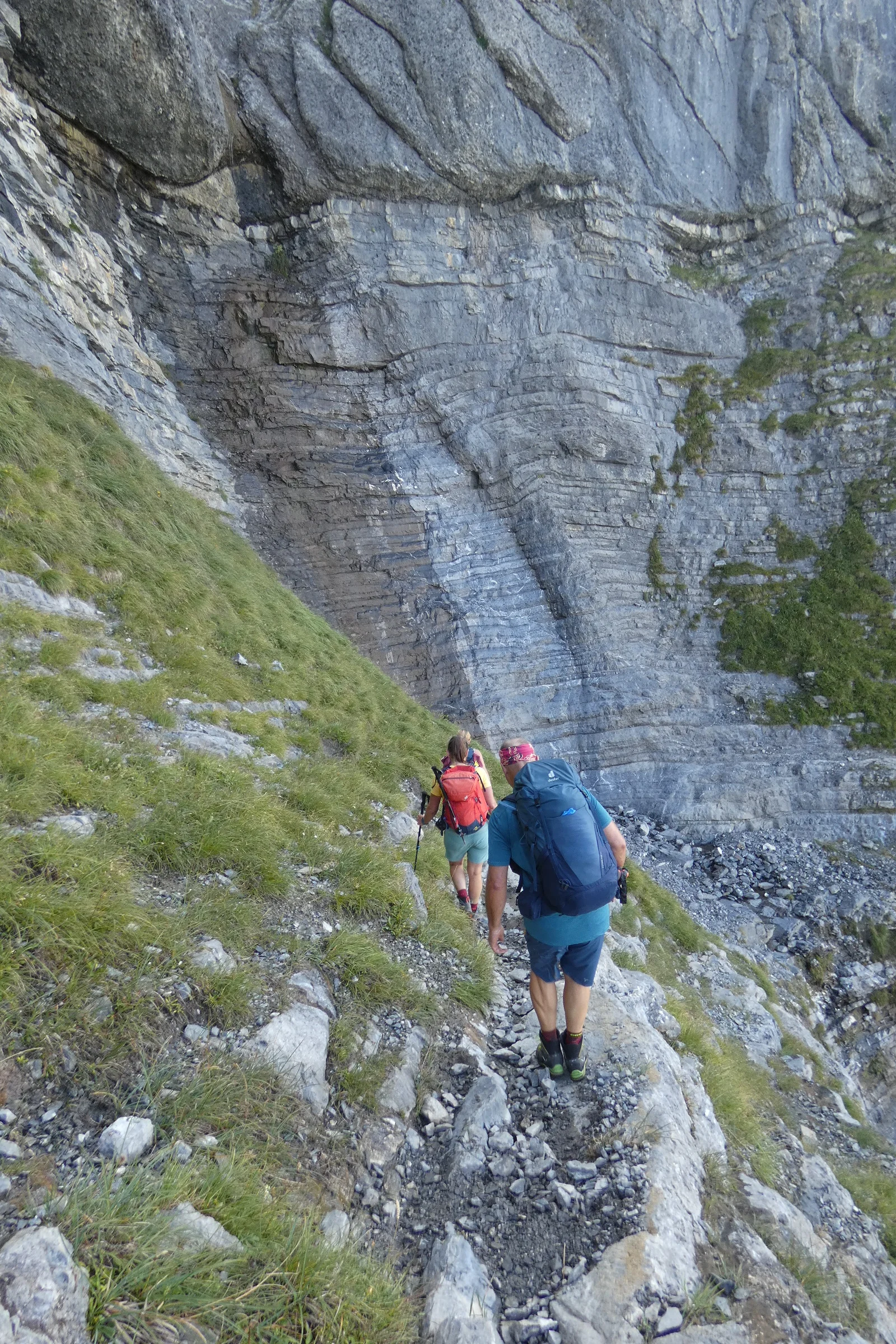 Steiler Aufstieg | © DAV-FN/S. Dischler