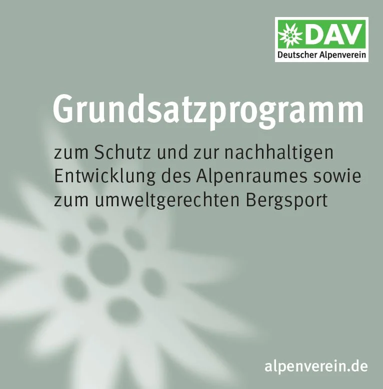Grundsatzprogr-Titel | © DAV München BGS Grundsatzprogr-Titel | © DAV München BGS