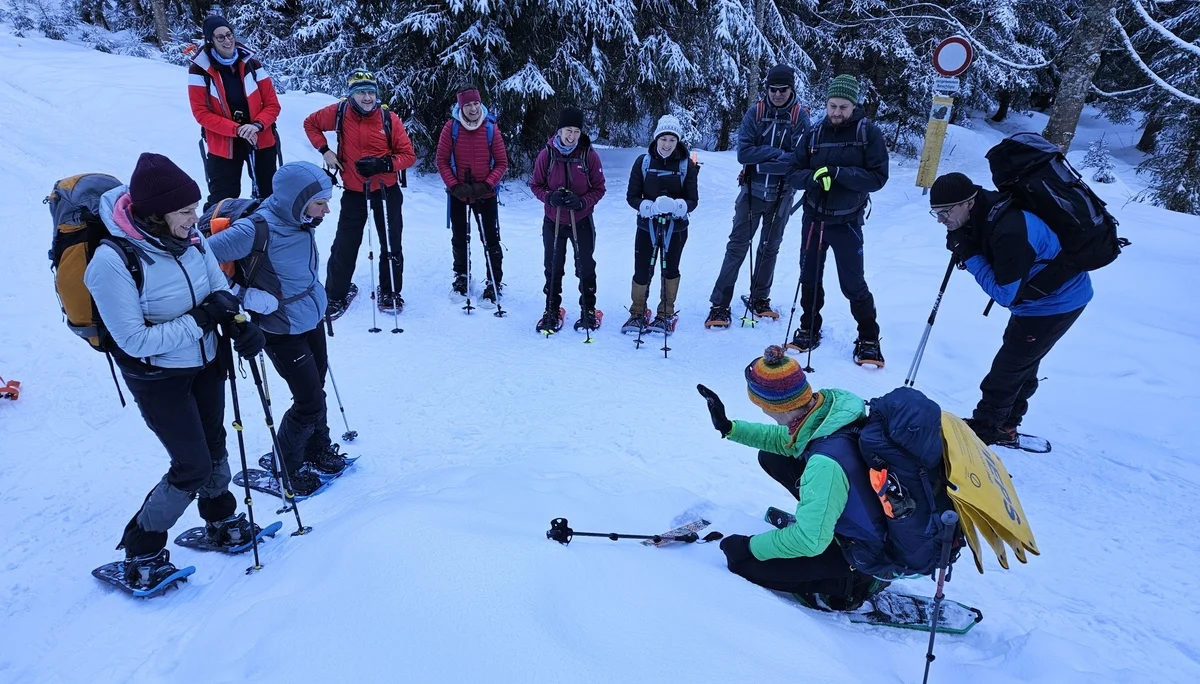 Schneeschuhkurs 11.-12.01.2025 | © DAV-FN / J. Schababerle