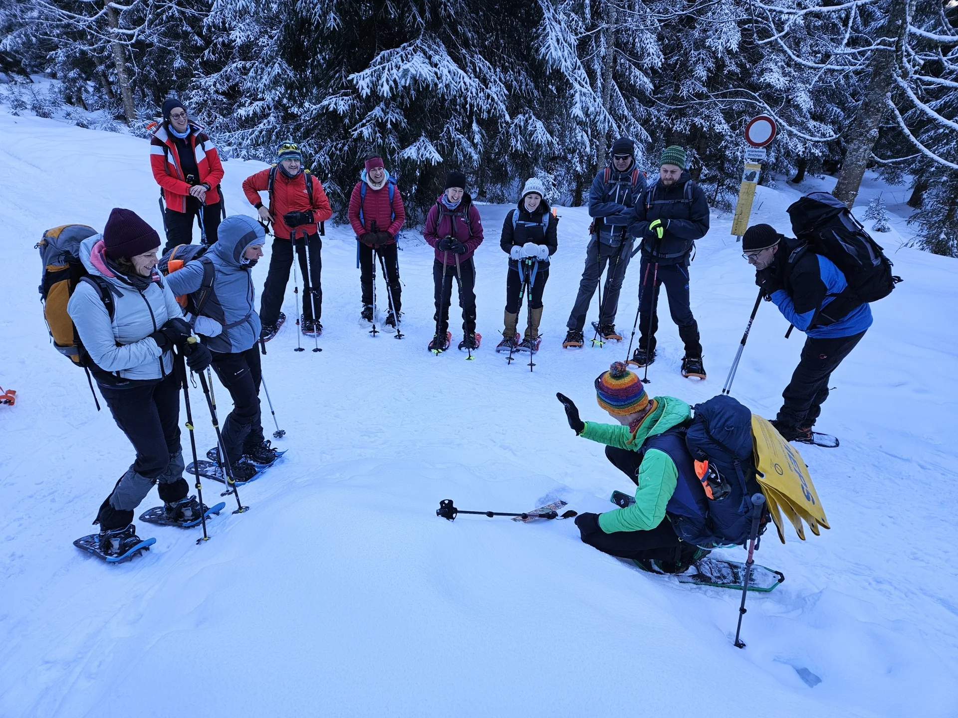 Schneeschuhkurs 11.-12.01.2025 | © DAV-FN / J. Schababerle