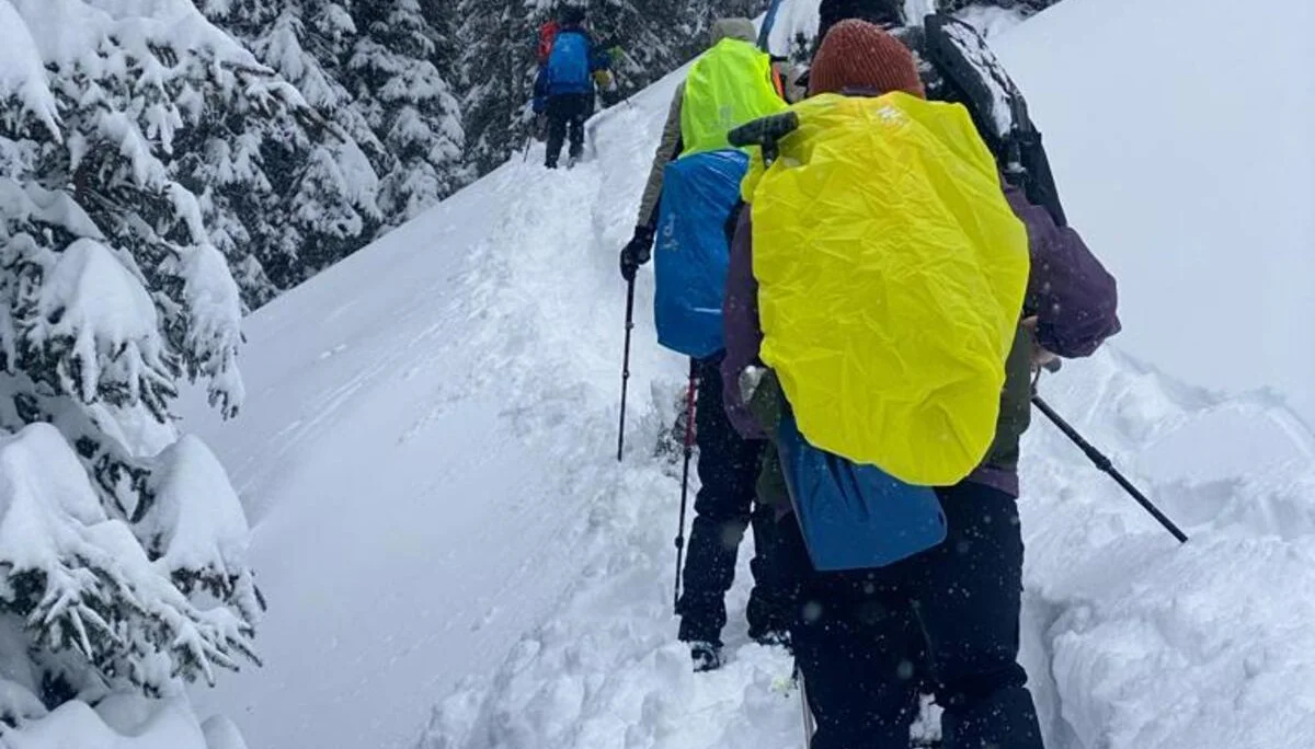 Schneeschuhtourenkurs 6.01 – 7.1.2024 | © DAV-FN / Fam. Schababerle