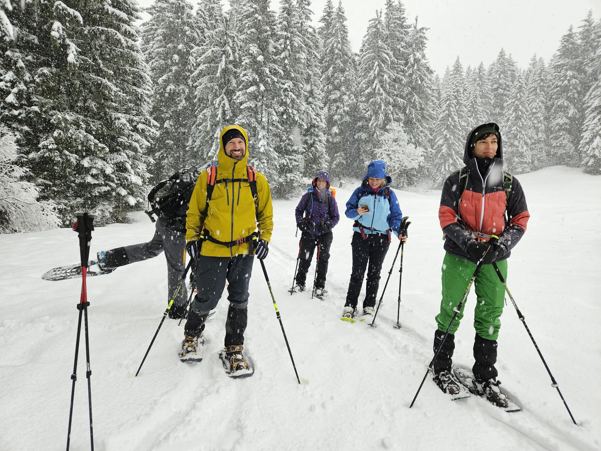 Schneeschuhtourenkurs 6.01 – 7.1.2024 | © DAV-FN / Fam. Schababerle