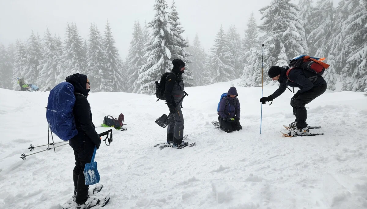 Schneeschuhtourenkurs 6.01 – 7.1.2024 | © DAV-FN / Fam. Schababerle