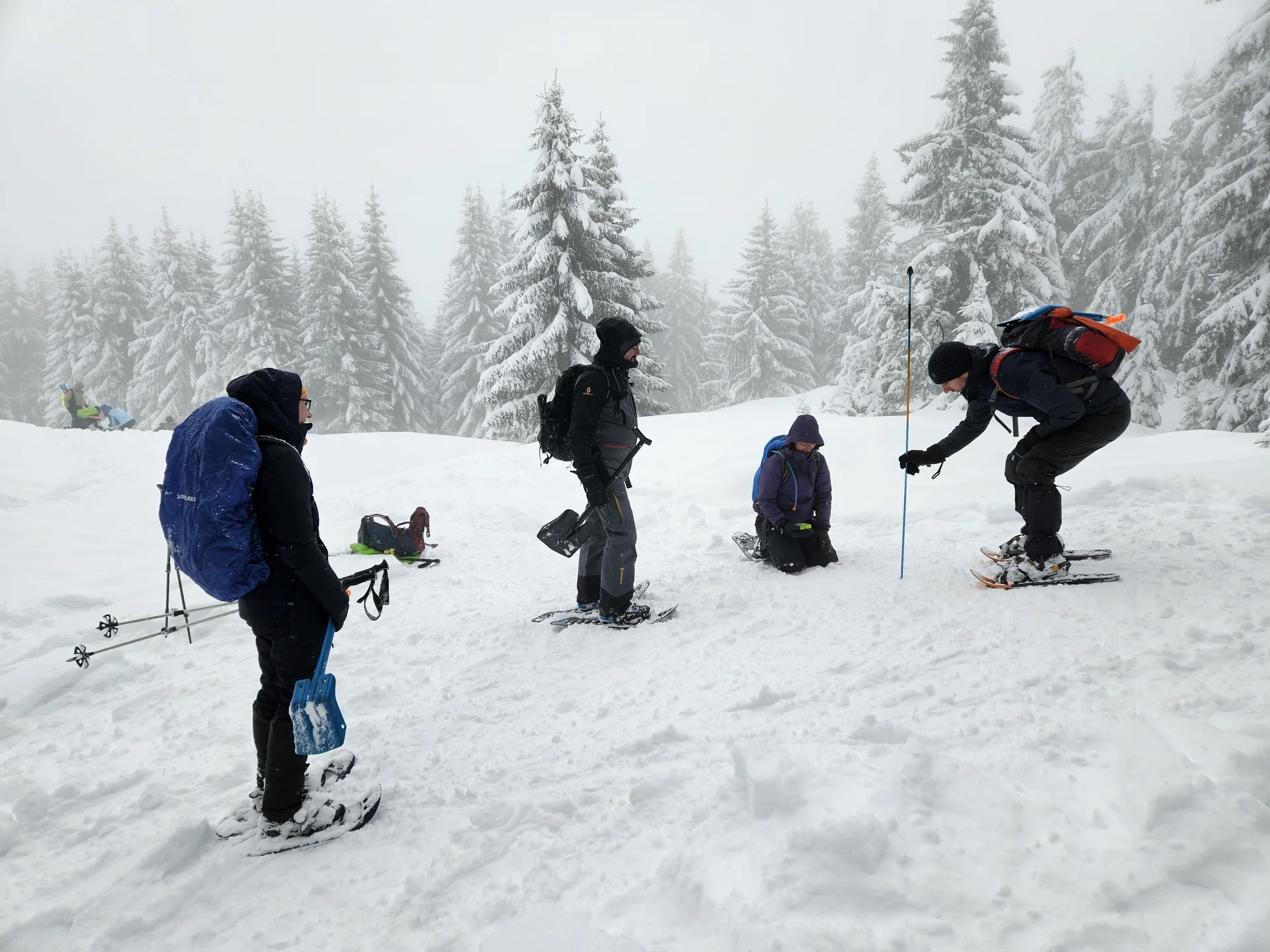 Schneeschuhtourenkurs 6.01 – 7.1.2024 | © DAV-FN / Fam. Schababerle