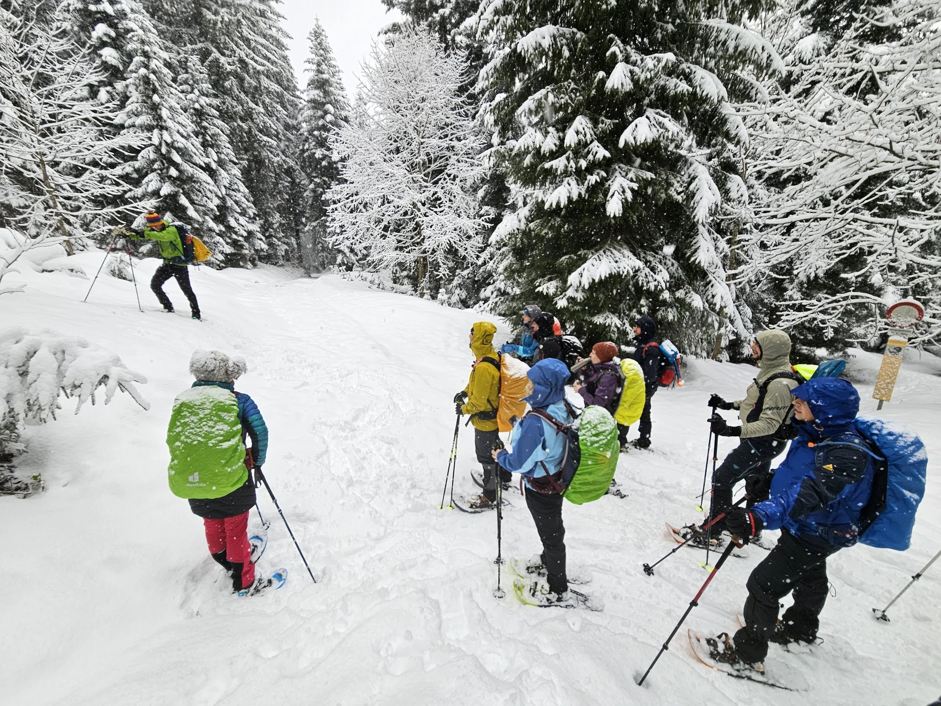 Schneeschuhtourenkurs 6.01 – 7.1.2024 | © DAV-FN / Fam. Schababerle