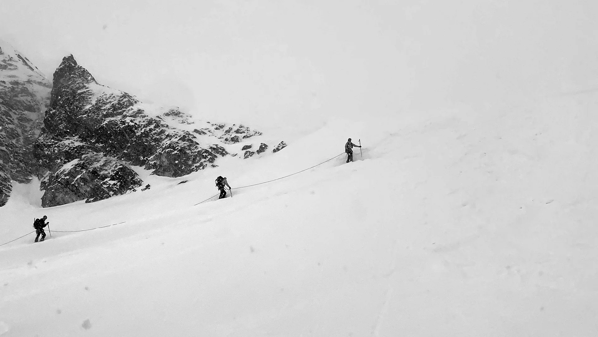 Seilschaft an der Ochsenscharte | © DAV-FN/Franziska Ott