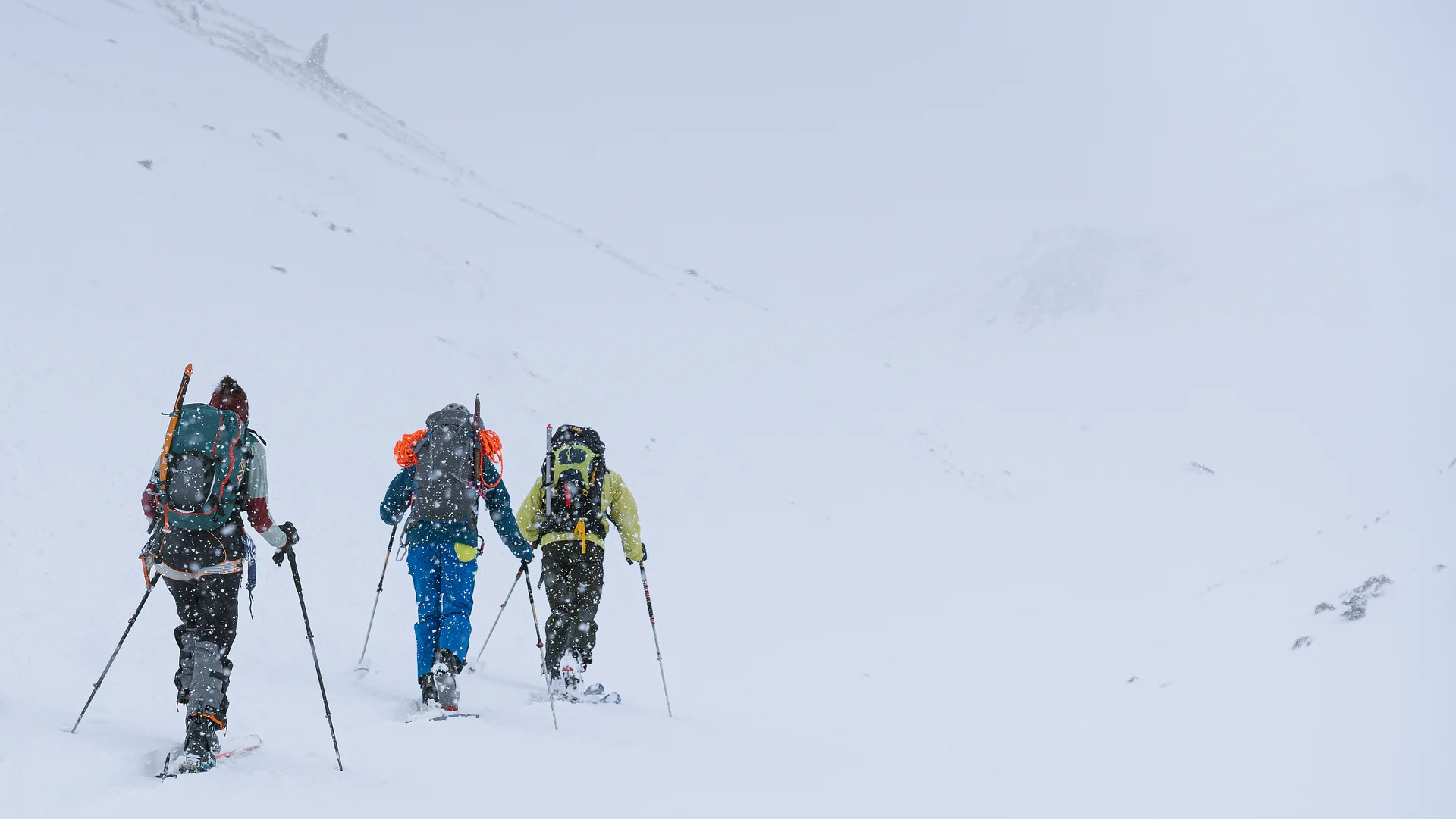 Im Nebel zum Kronenjoch | © DAV-FN/Lorenz Fischer