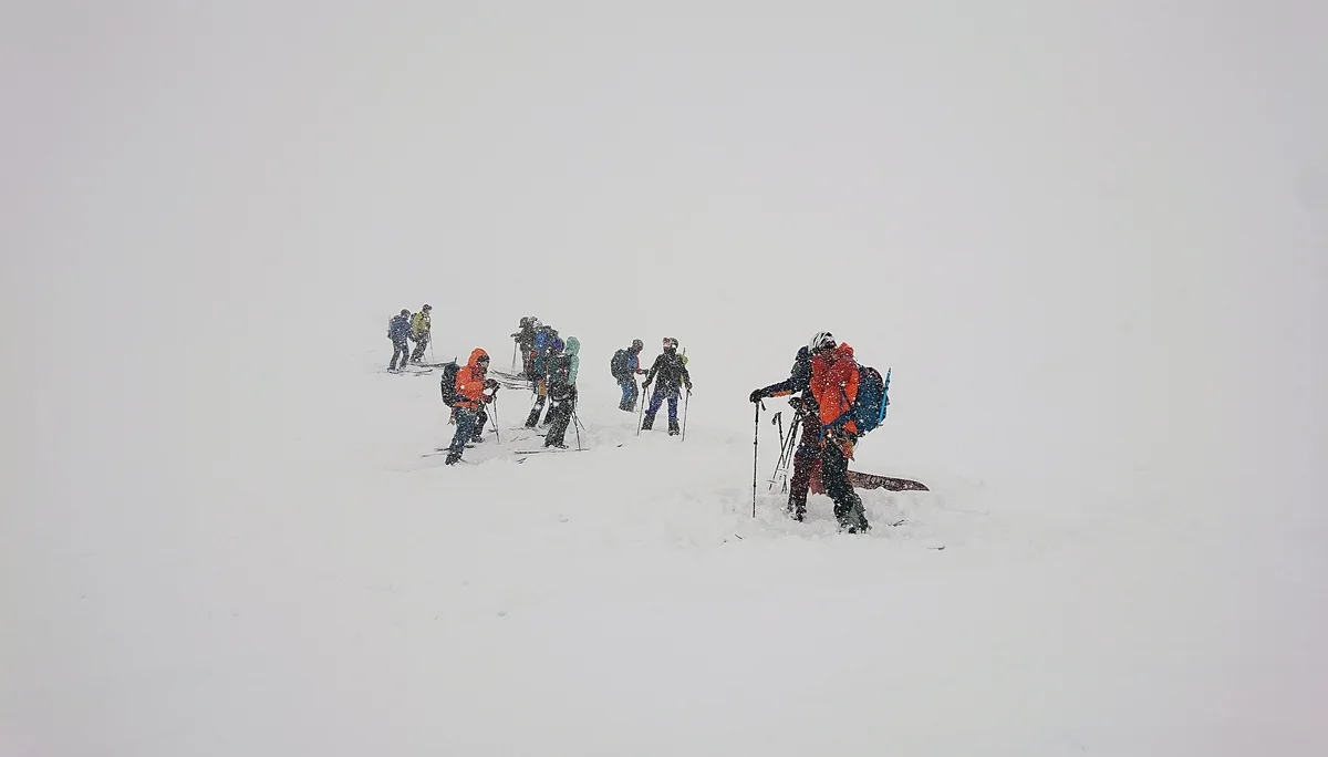 Im Nebel verloren | © DAV-FN/Peter Schäfer