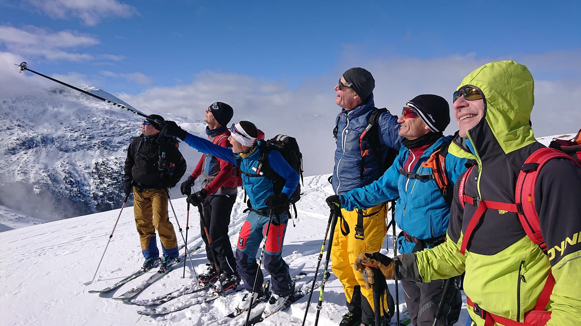 Abfahrtskorrektur oder Gipfelkunde?? | © DAV-FN / P.Schäfer