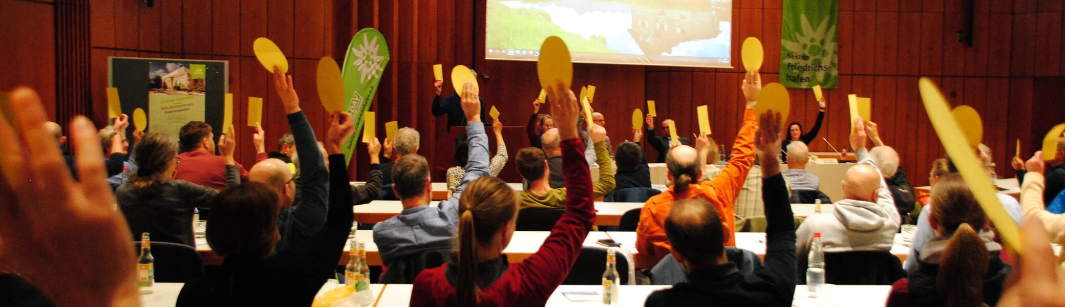 Abstimmung Mitgliederversammlung | © DAV-FN T. Huber