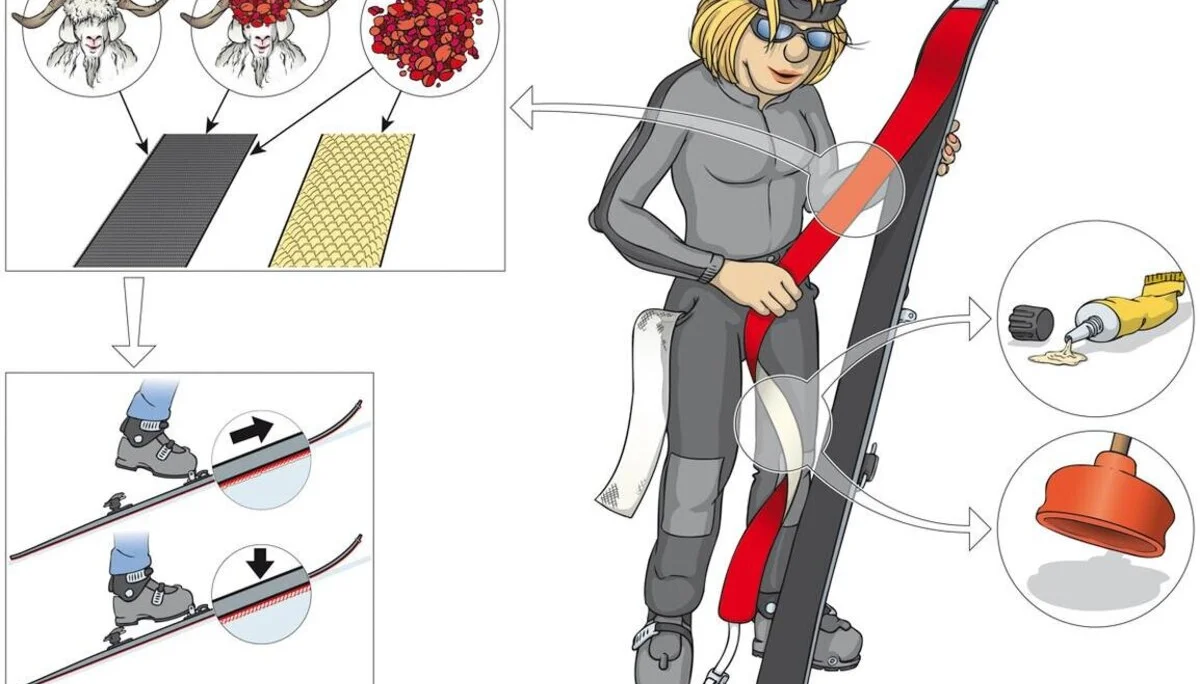 Das Geheimnis der Felle. | © DAV / Illustration: Georg Sojer