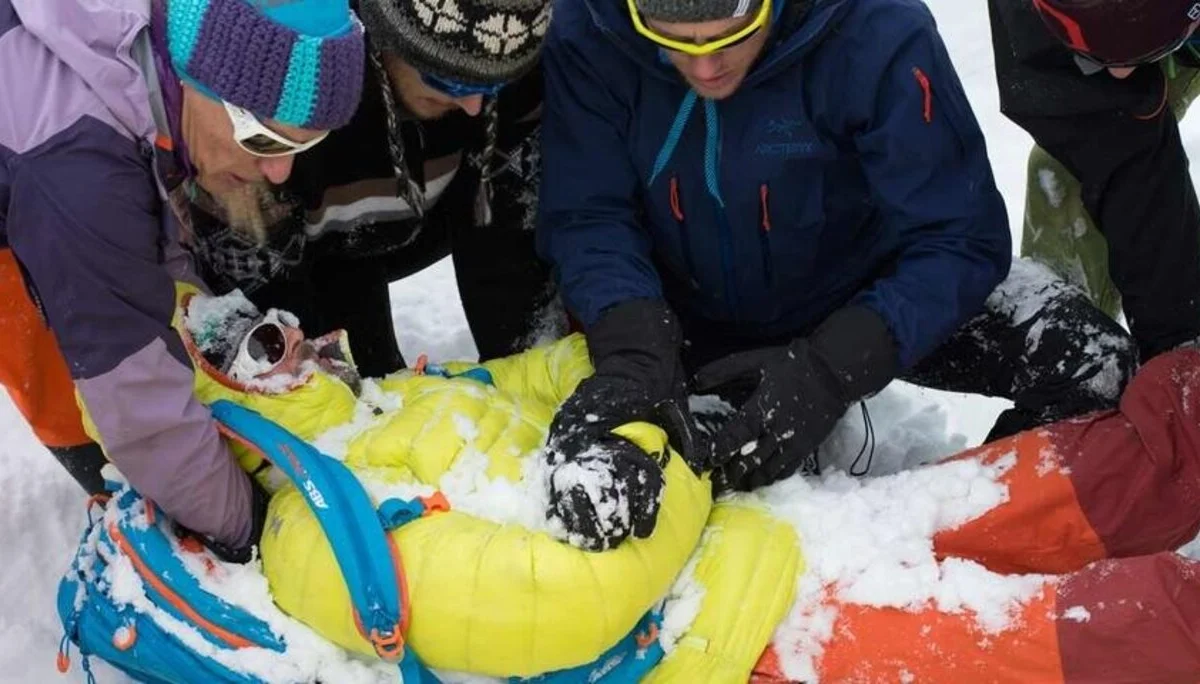 Bergung aus der Verschüttungshöhle.  | © DAV / Christian Pfanzelt