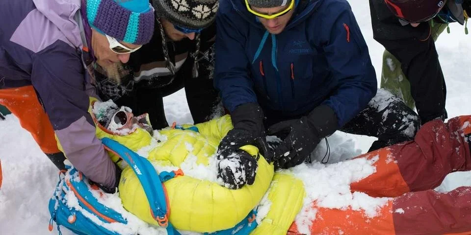 Bergung aus der Verschüttungshöhle.  | © DAV / Christian Pfanzelt