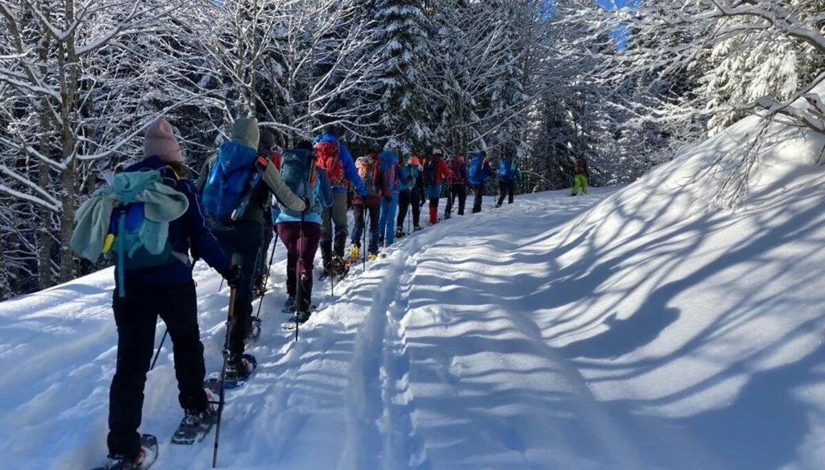 Schneeschuhtour Hochschelpen | © DAV-FN / Angelika Schlech