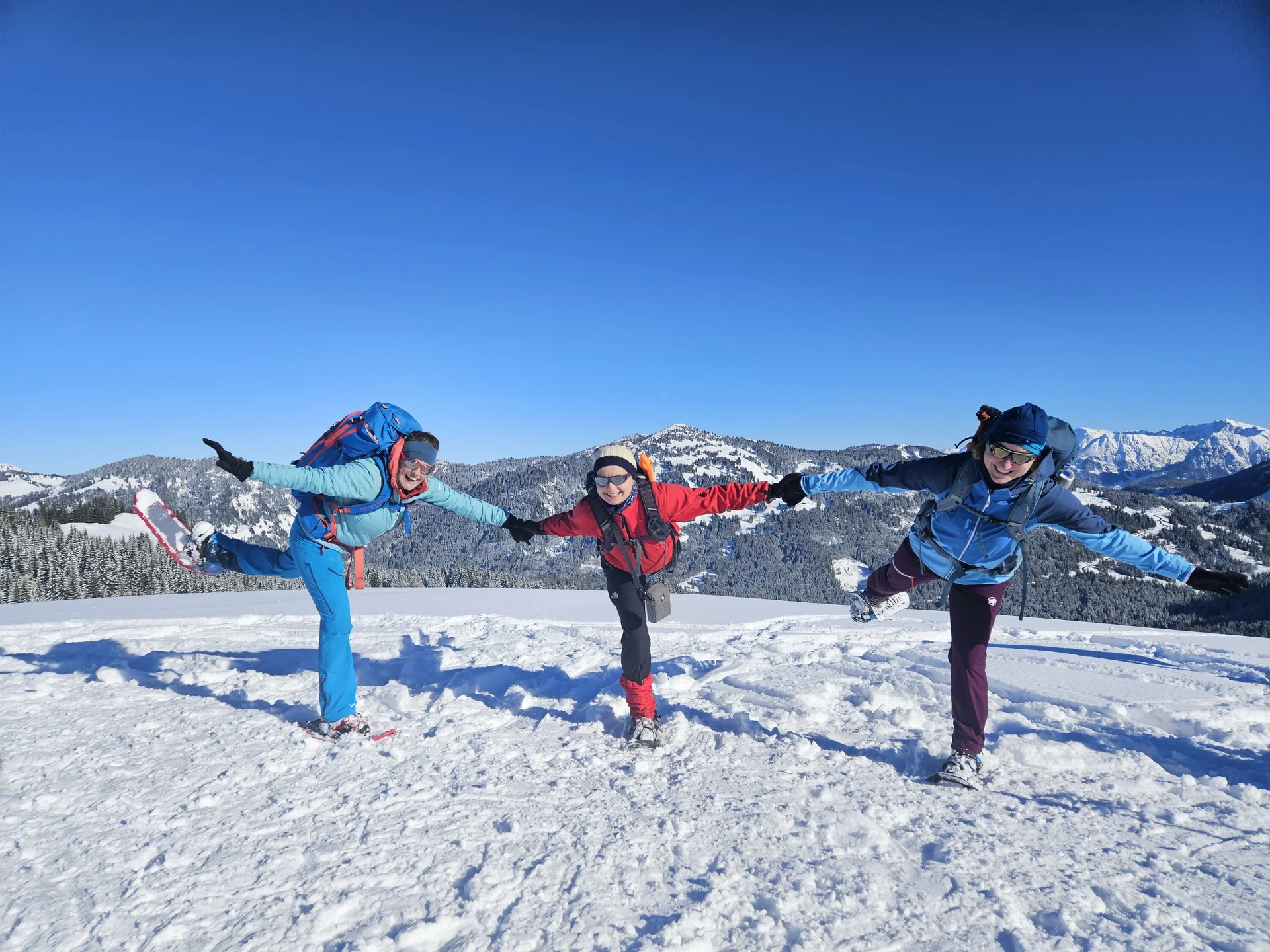 Schneeschuhtour Hochschelpen | © DAV-FN / Anna Schababerle