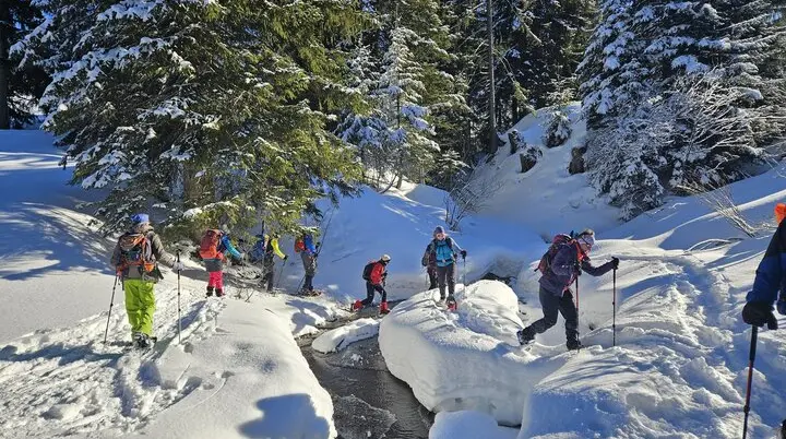 Schneeschuhtour Hochschelpen | © DAV-FN / Anna Schababerle