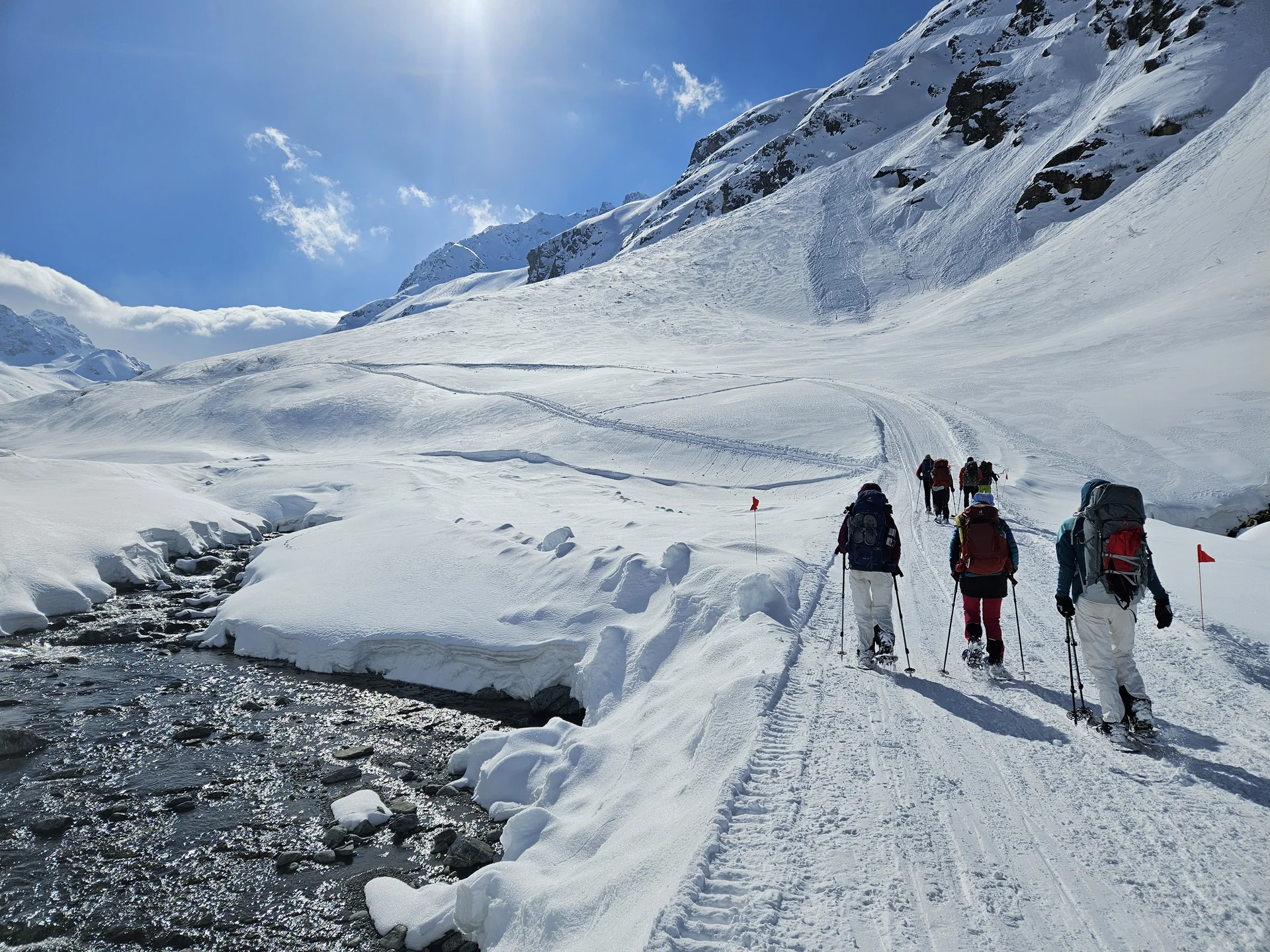 Schneeschuh Jamtalhütte 08.03.2024 | © DAV-FN / A. Schababerle