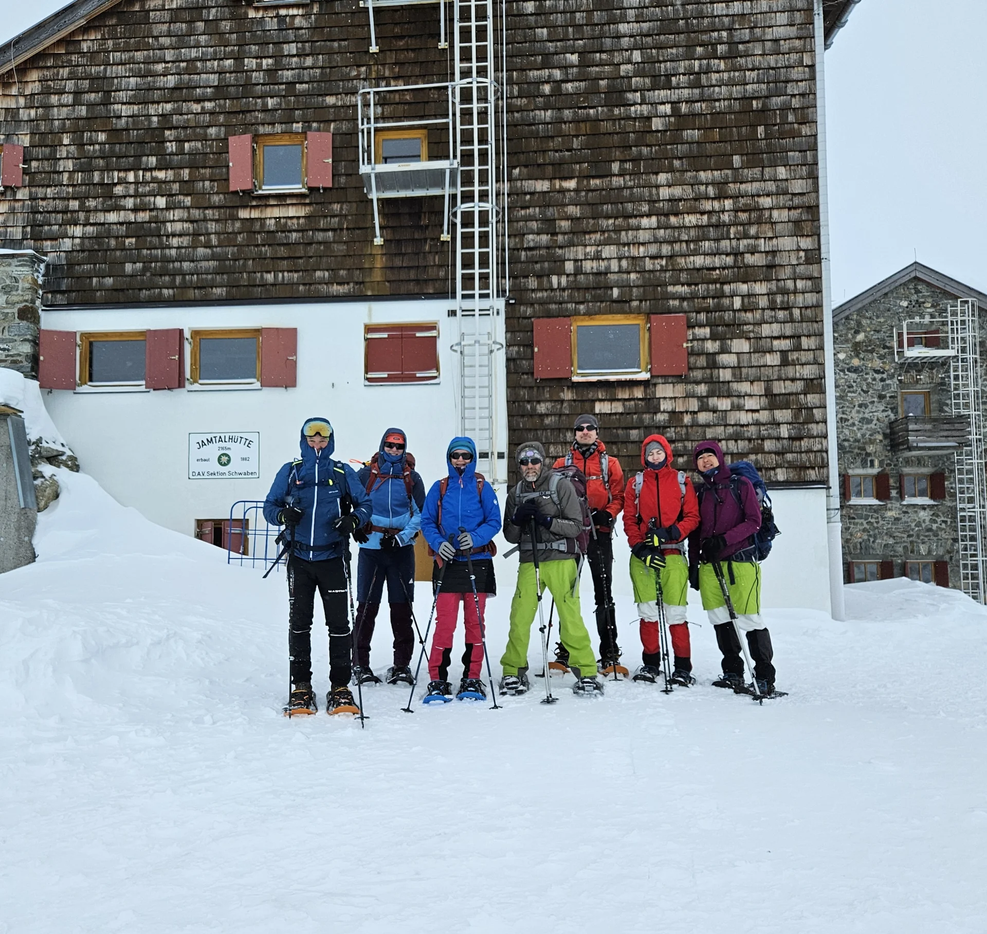 Schneeschuh Jamtalhütte 10.03.2024 | © DAV-FN / A. Schababerle