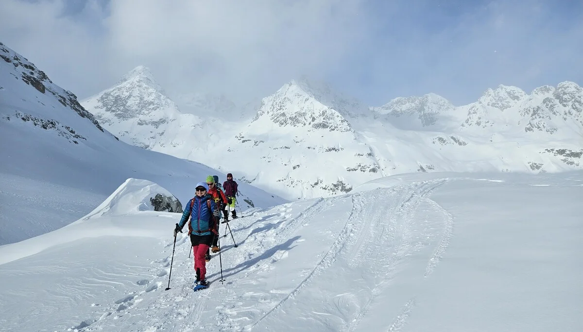 Schneeschuh Jamtalhütte 09.03.2024 | © DAV-FN / A. Schababerle