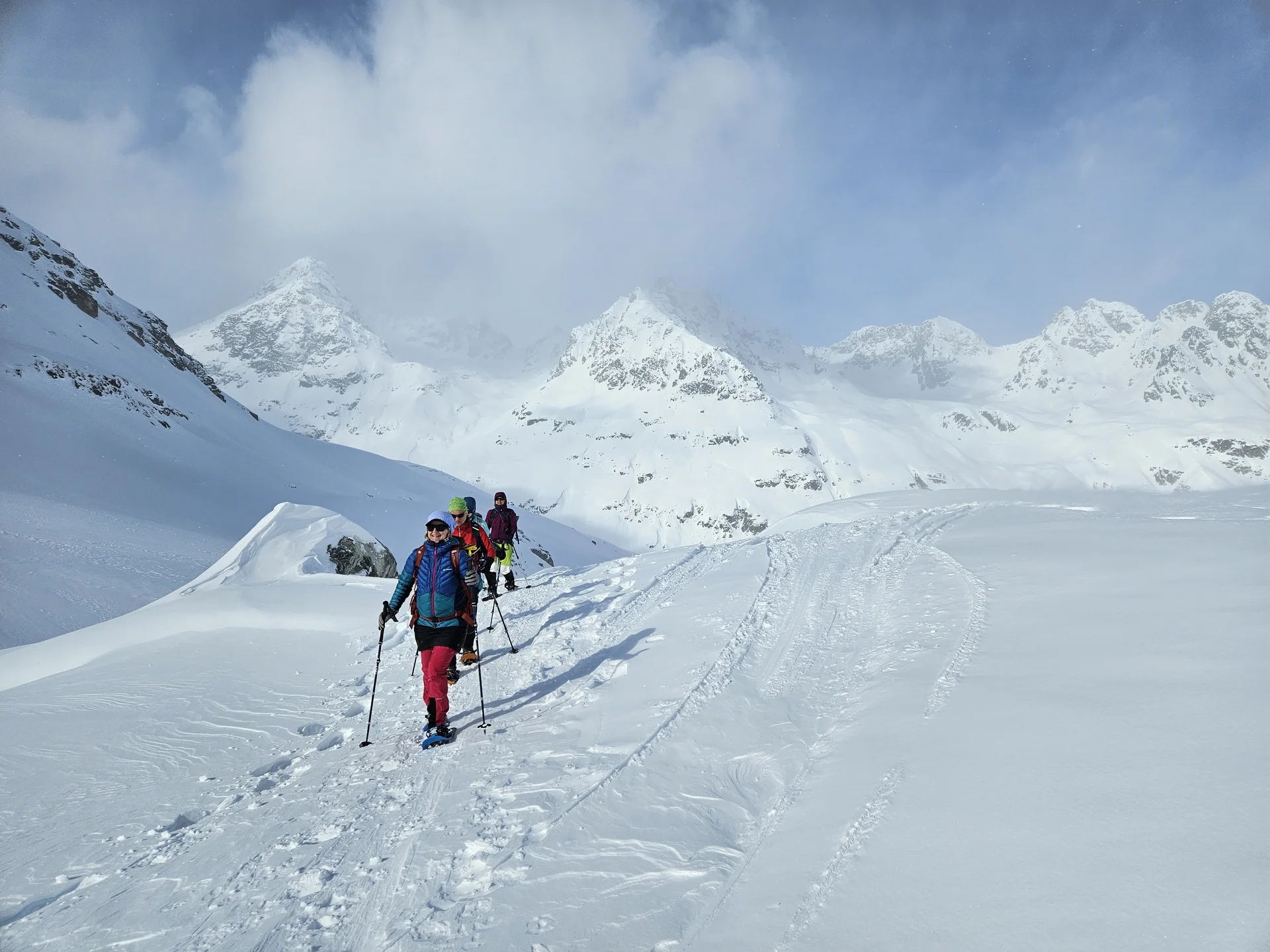 Schneeschuh Jamtalhütte 09.03.2024 | © DAV-FN / A. Schababerle