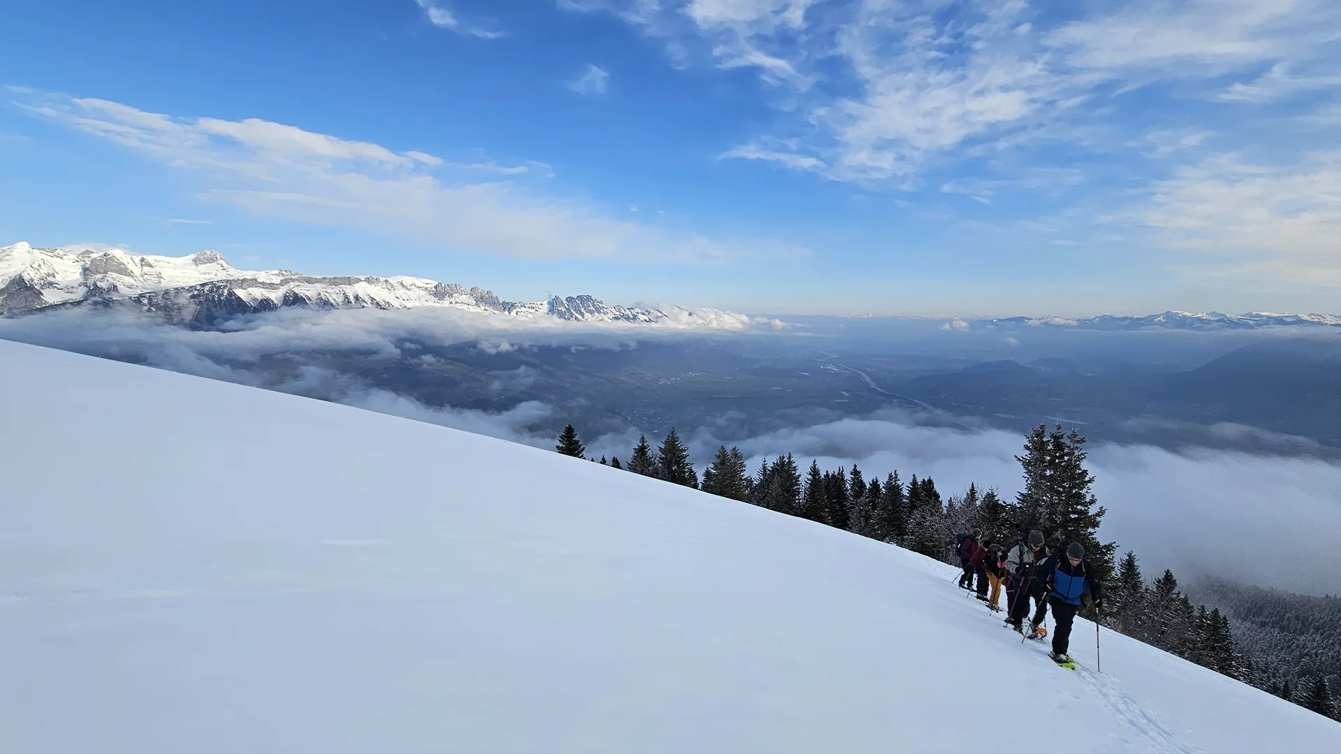 Mit Schneeschuhen auf den Margelchopf | © DAV-FN / J. Schababerle