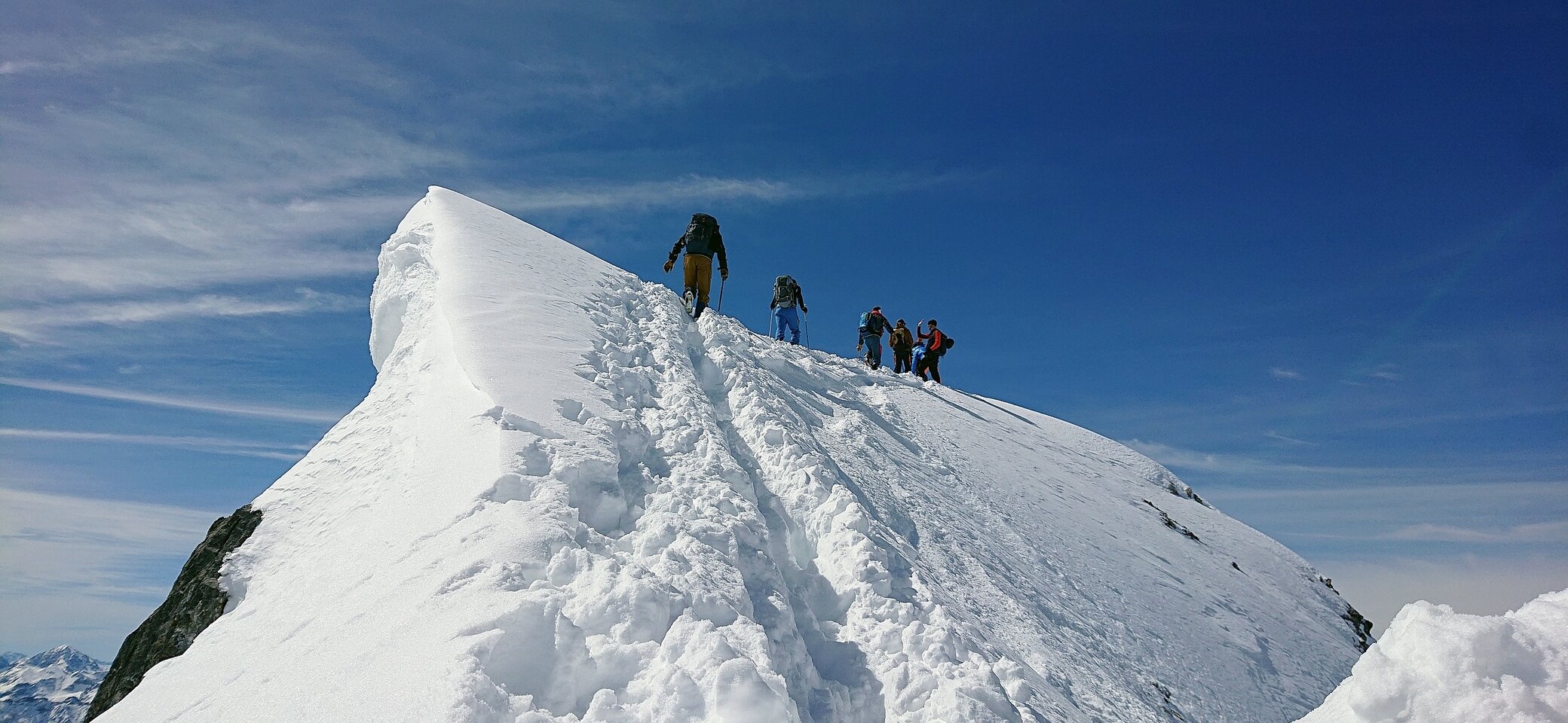 Gipfel des Gletscher Ducan | © DAV-FN/Peter Schäfer