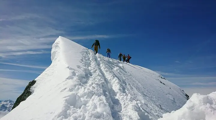Gipfel des Gletscher Ducan | © DAV-FN/Peter Schäfer