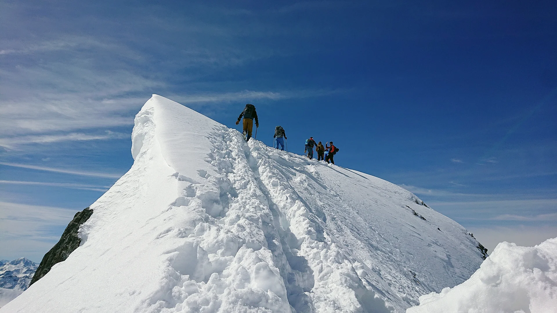 Gipfel des Gletscher Ducan | © DAV-FN/Peter Schäfer