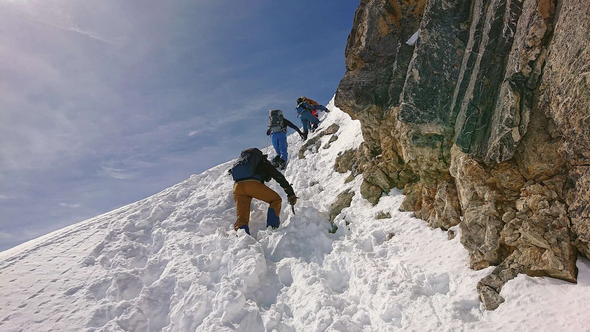Gipfelanstieg zu Fuß | © DAV-FN/Peter Schäfer