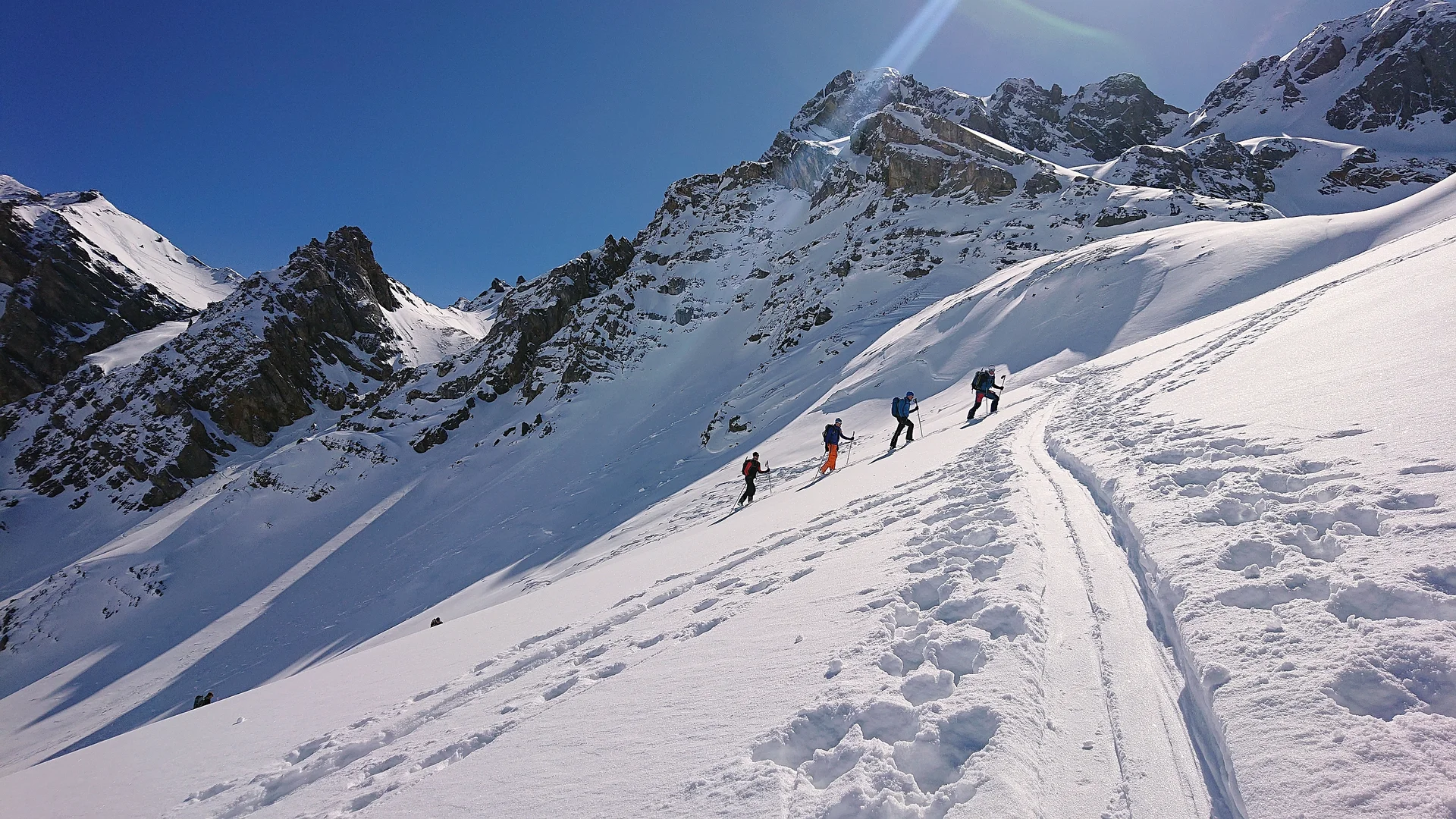 Aufstieg im Ducantal | © DAV-FN/Peter Schäfer
