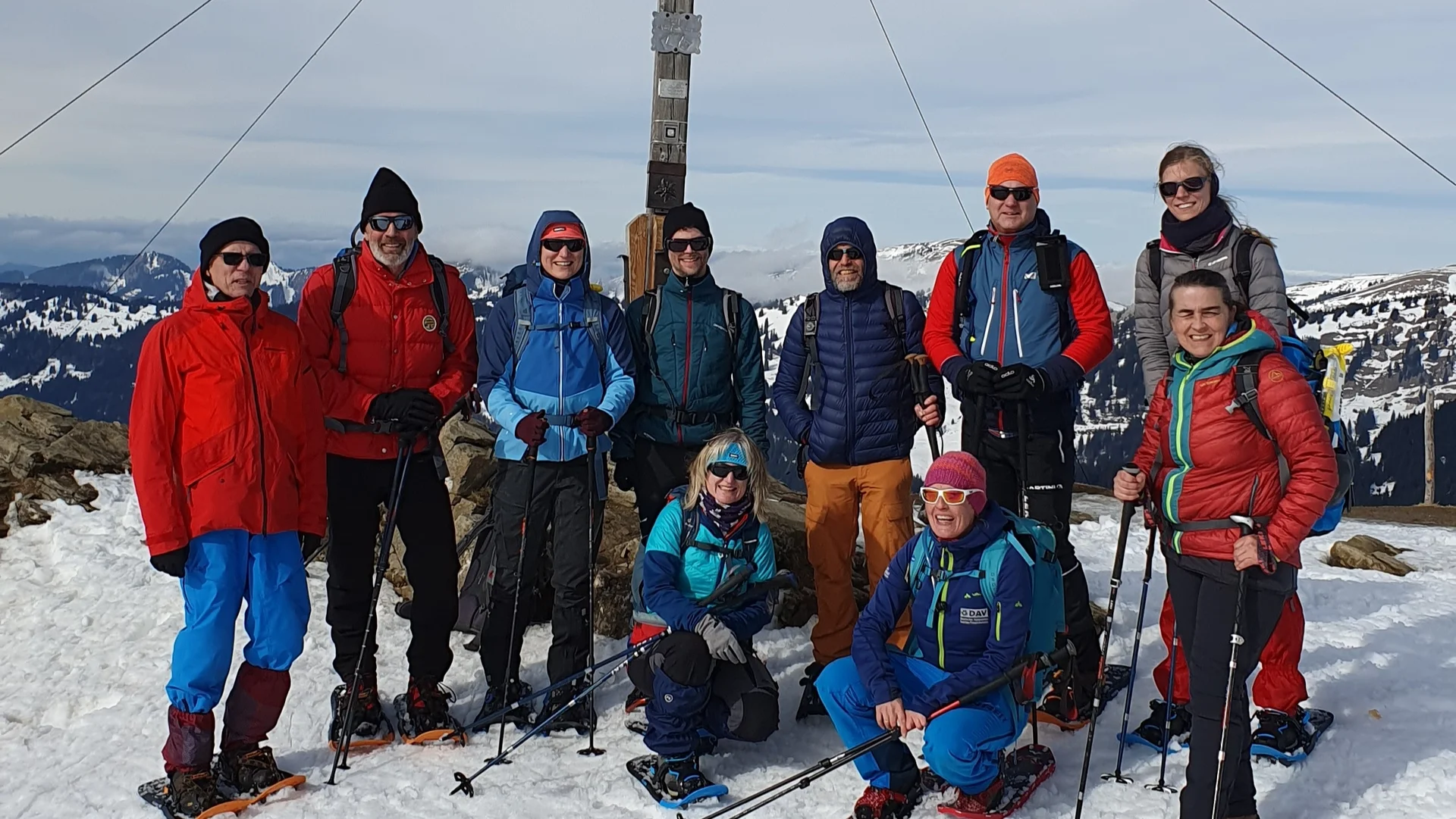 Auf dem Gipfel des Riedberger Horns | © DAV-FN/Anna Schababerle