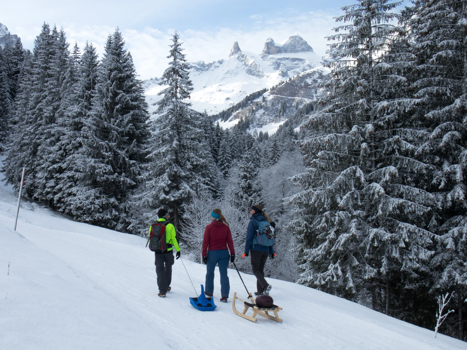 rodeln_lh_anstieg | © DAV-FN / Christian Feil