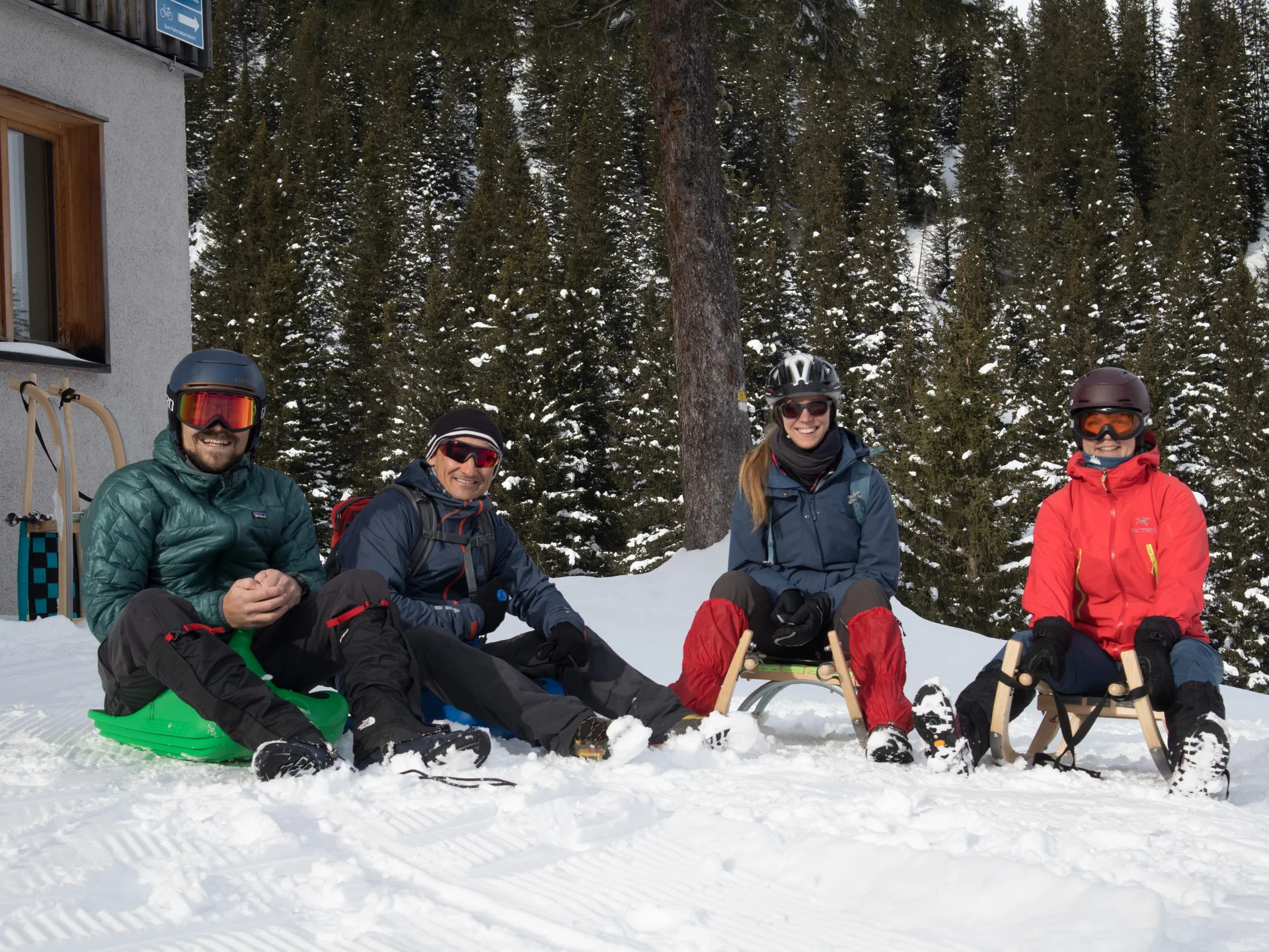 rodeln_lh_gruppenbild | © DAV-FN / Christian Feil