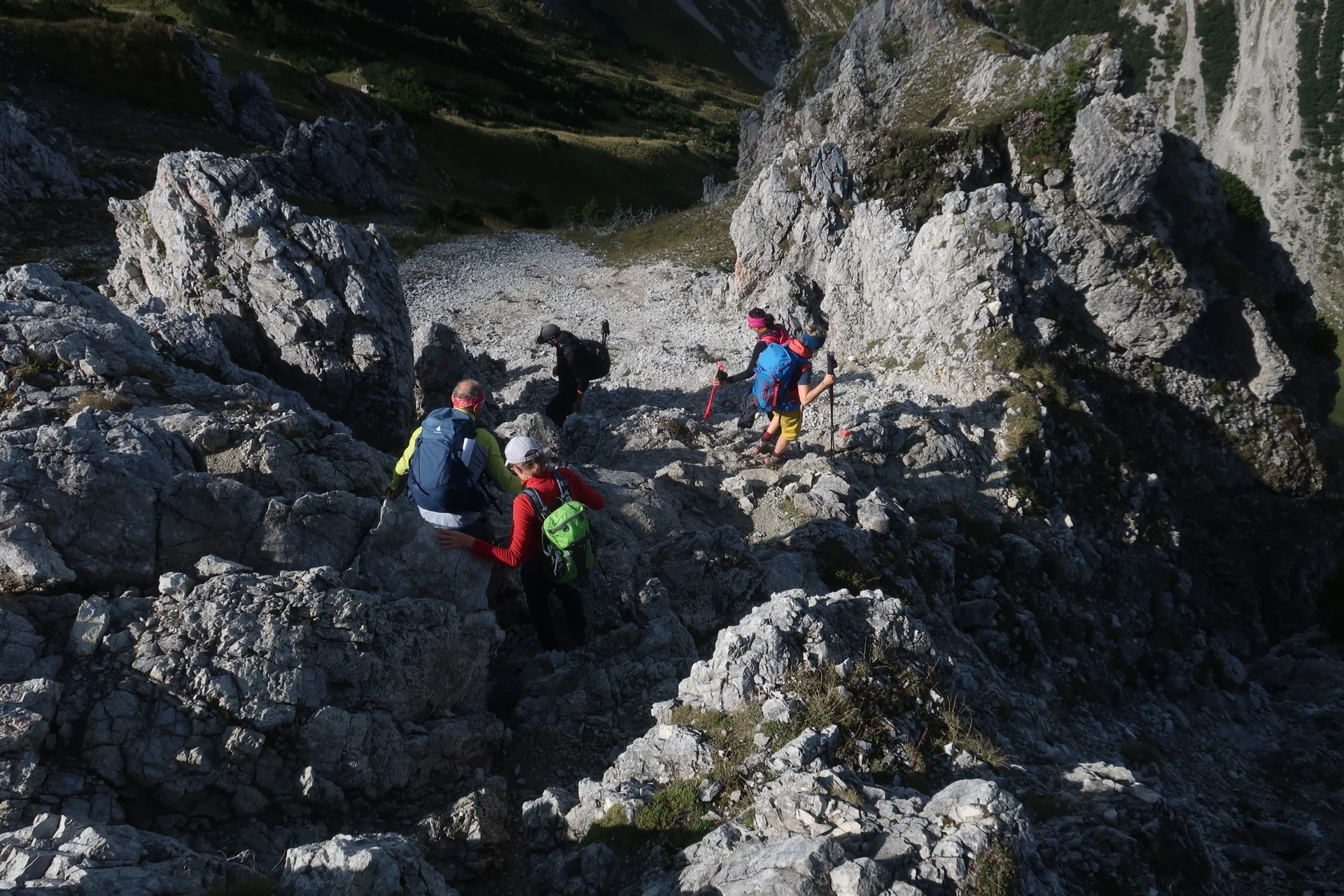 DAV_Schattwald_Abstieg02 | © DAV-FN / Elmar Krayer