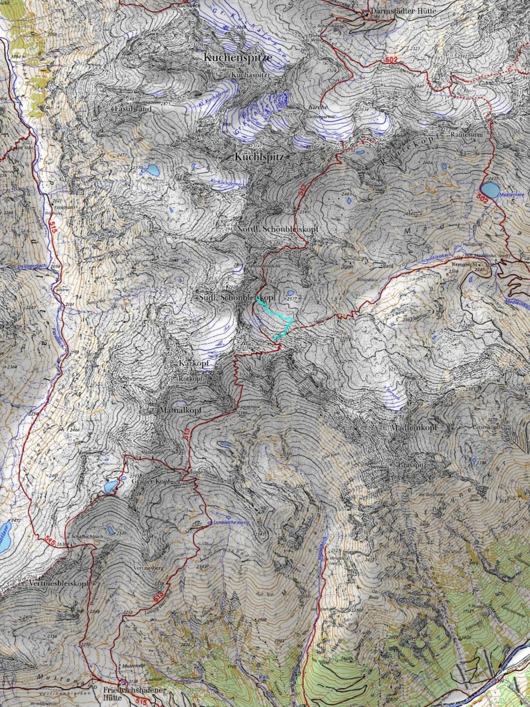 Wegebau9 | © DAV-FN / Christian Feil / aus Garmin Alpenvereinskarten v4