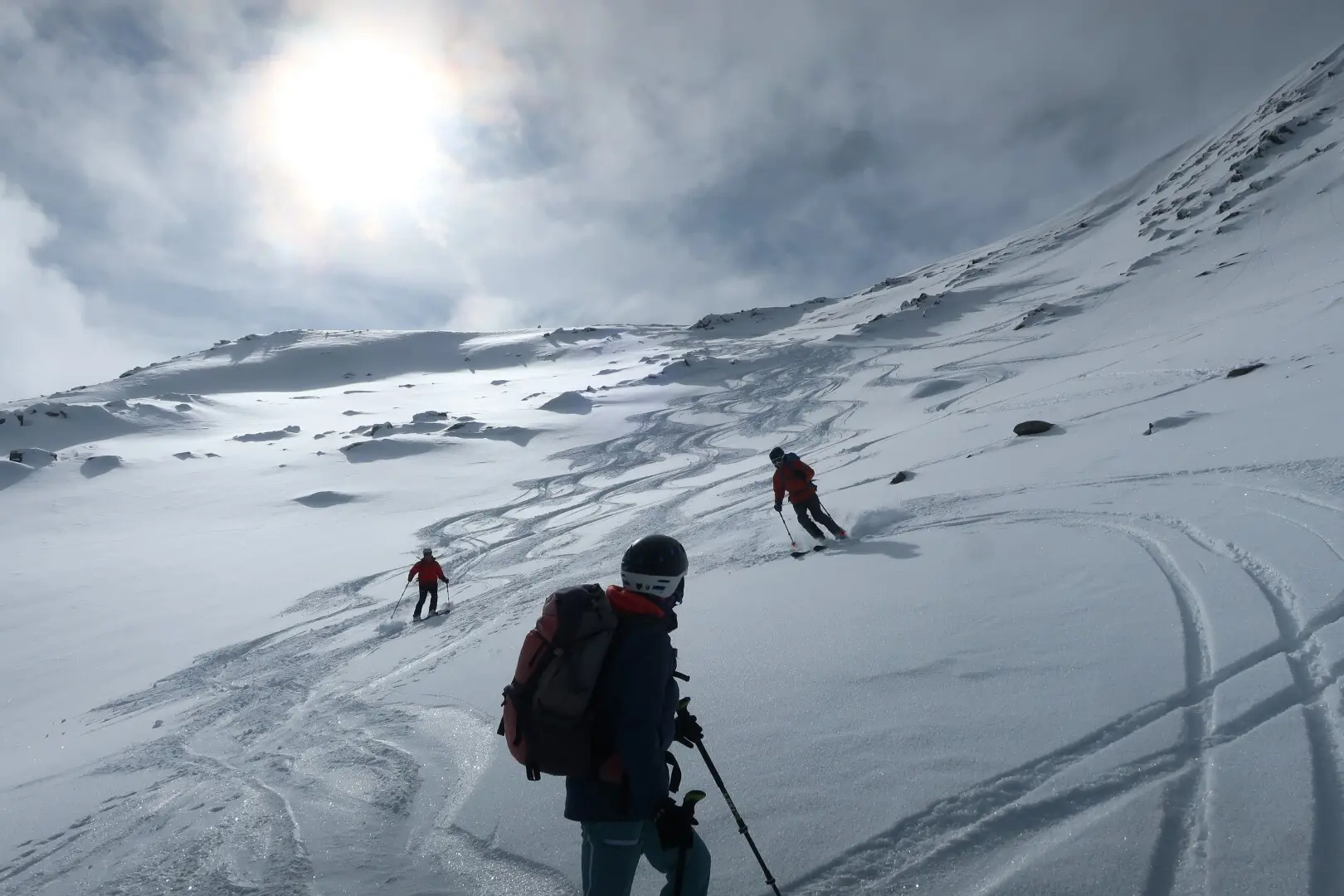 Abfahrt_Sonntag2 | © DAV-FN / Elmar Krayer