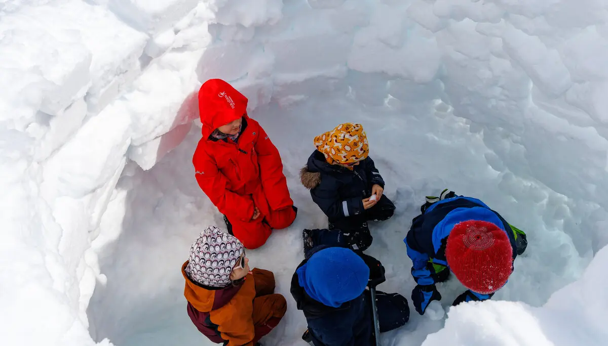 Familiengruppe im Igludorf_4 | © DAV-FN / H.Birth