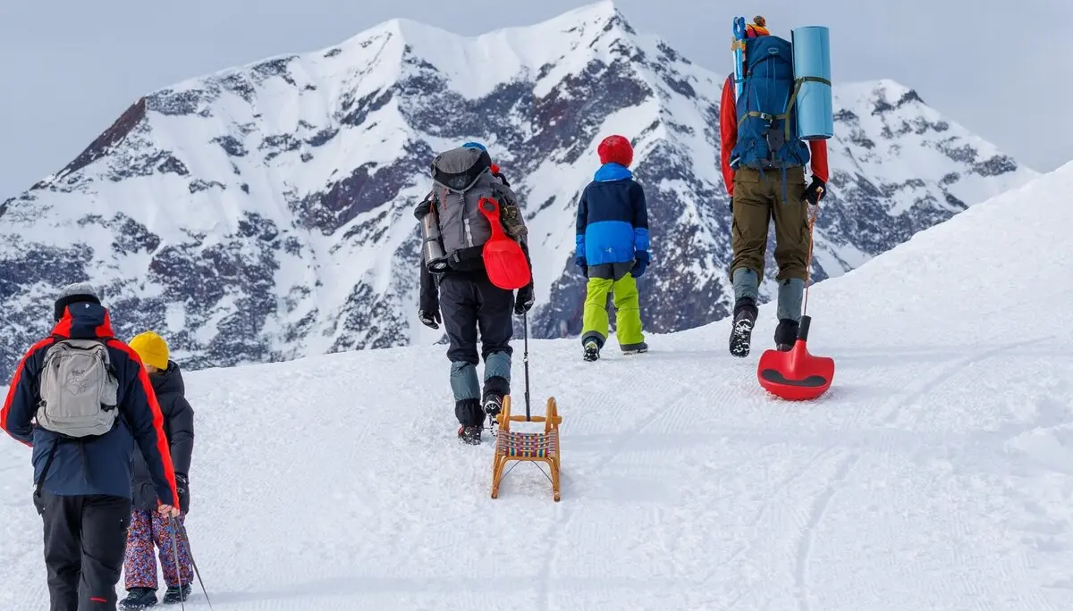 Familiengruppe im Igludorf_5 | © DAV-FN / H.Birth