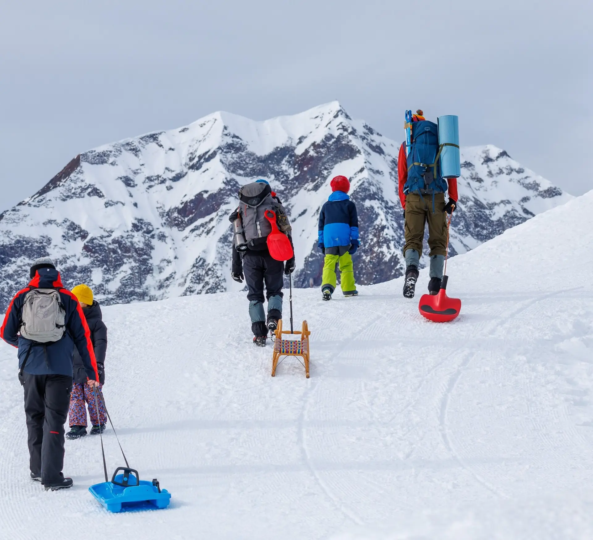 Familiengruppe im Igludorf_5 | © DAV-FN / H.Birth