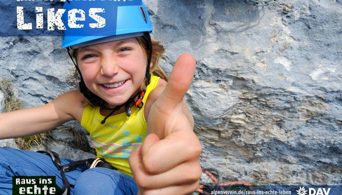 Likes geben | © DAV / Foto: Birgit Gelder