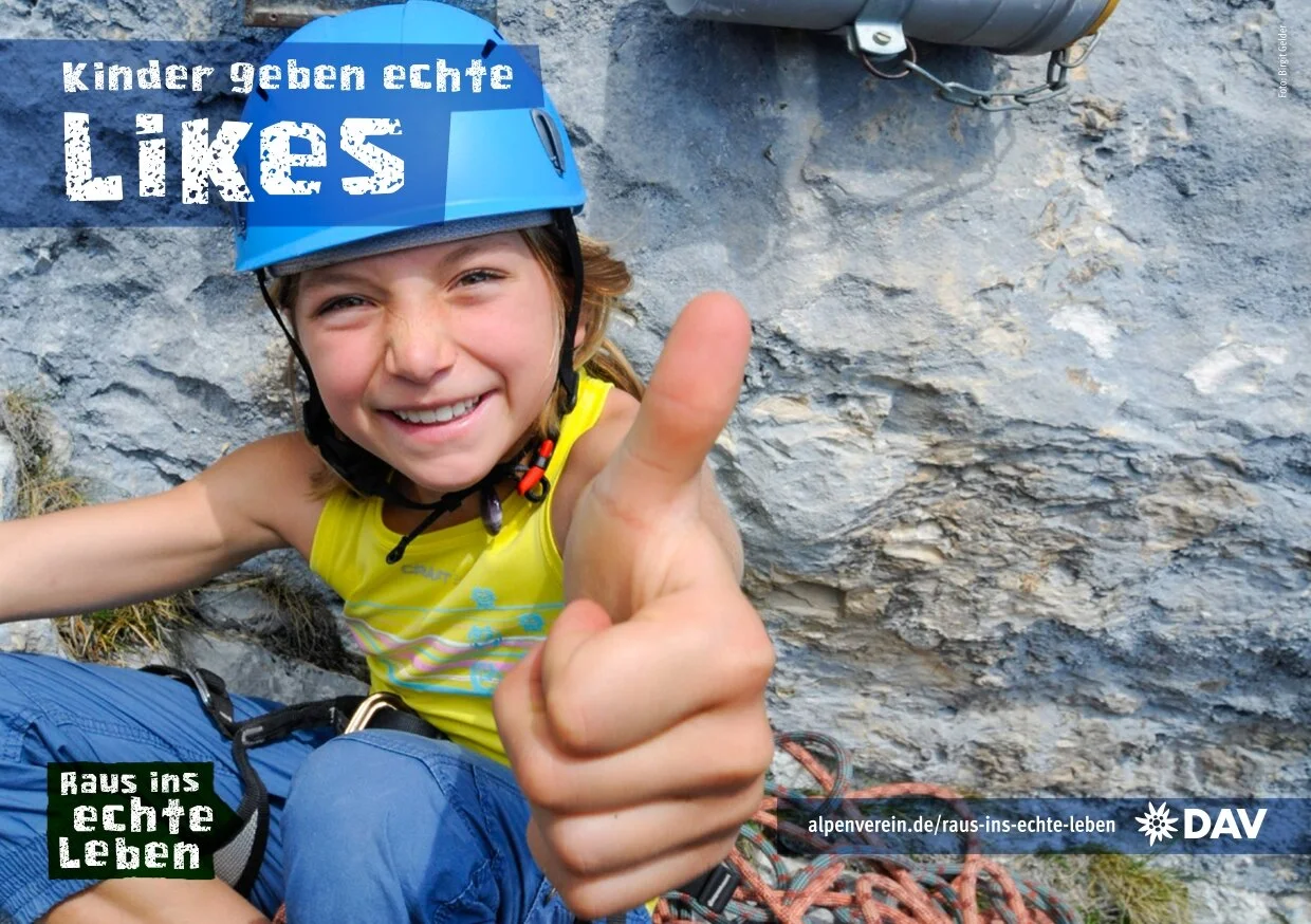 Likes geben | © DAV / Foto: Birgit Gelder