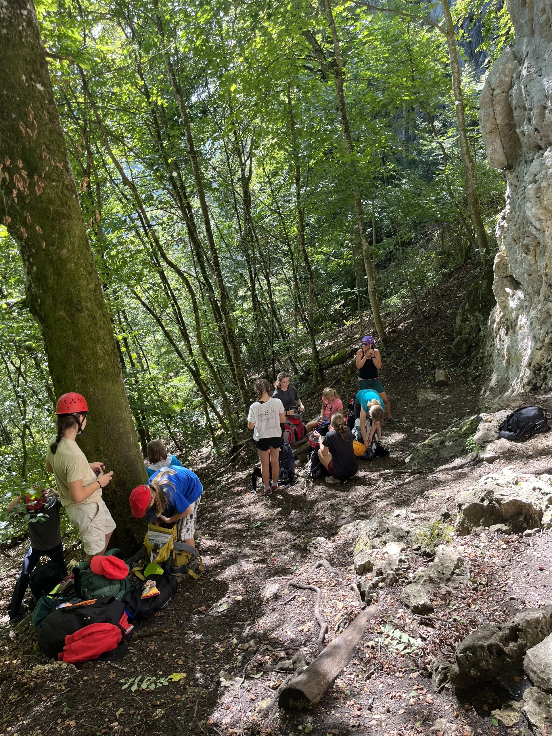 Jugend-Tour Kletterwochenende Donautal | © DAV-FN / Jan Michel