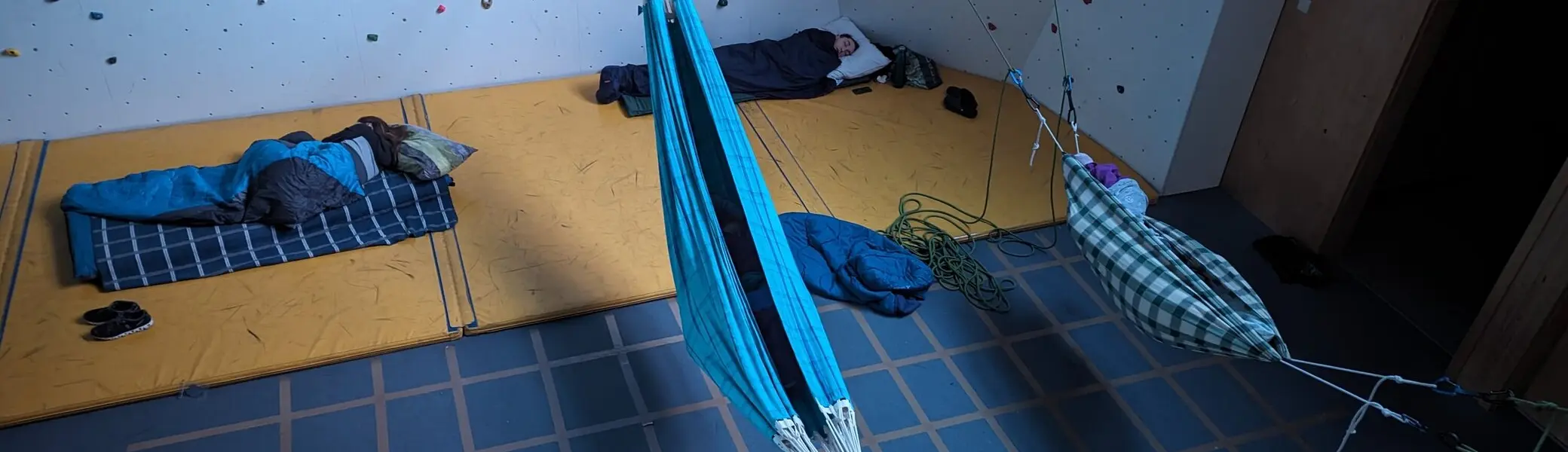 UebernachtungKletterhalle | © DAV-FN / Sebastian Merk