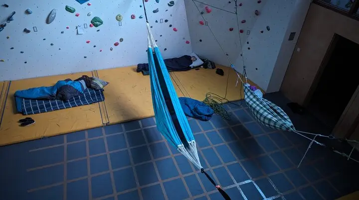 UebernachtungKletterhalle | © DAV-FN / Sebastian Merk