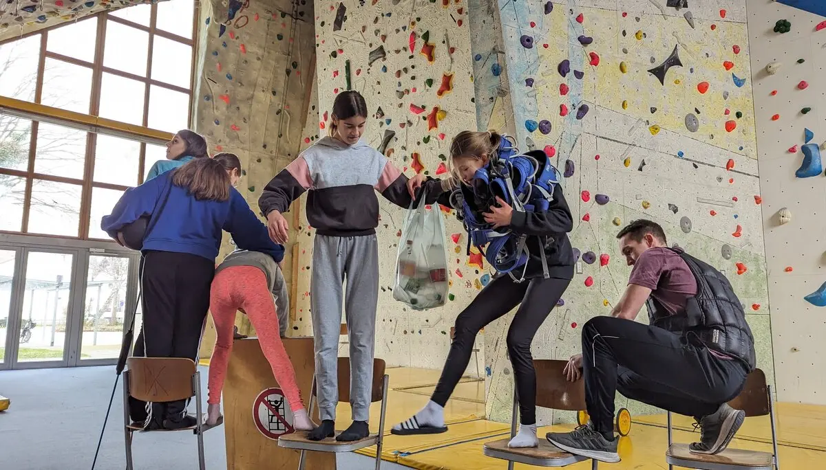 UebernachtungKletterhalle | © DAV-FN / Sebastian Merk