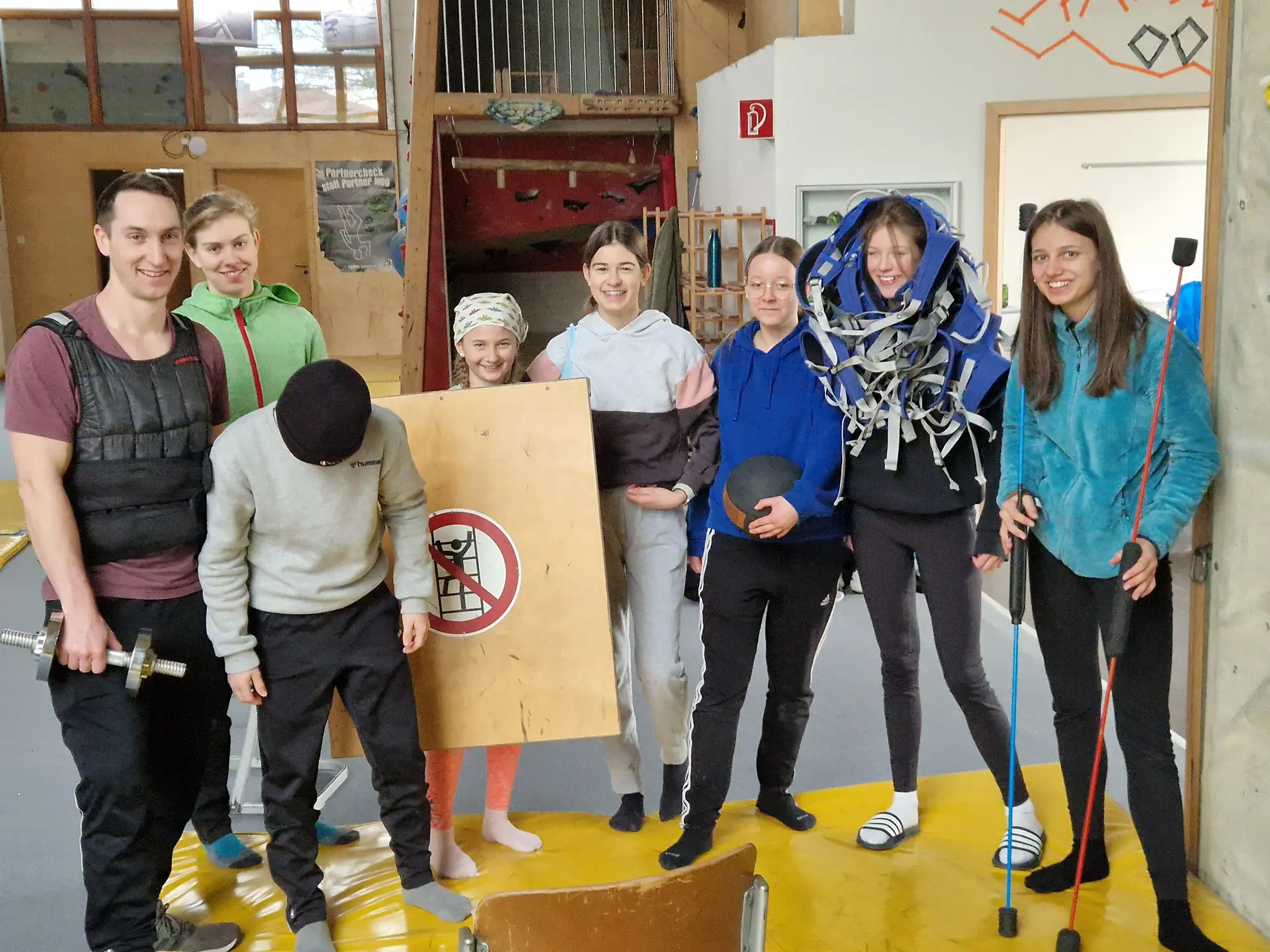 UebernachtungKletterhalle | © DAV-FN / Carola Busse