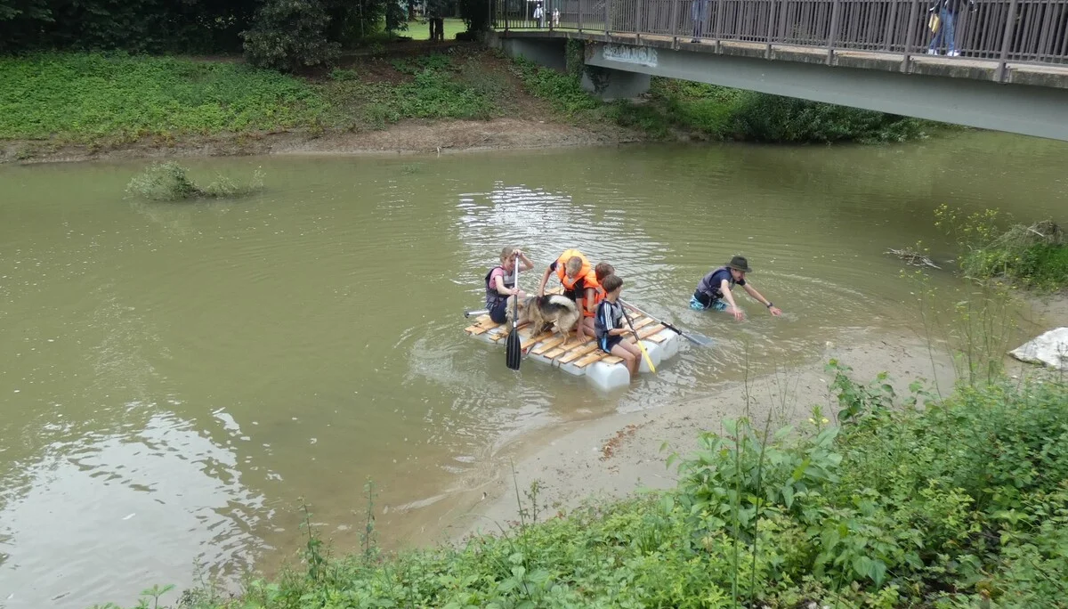 Floßbau Rotach | © DAV-FN / Sandra Knefel