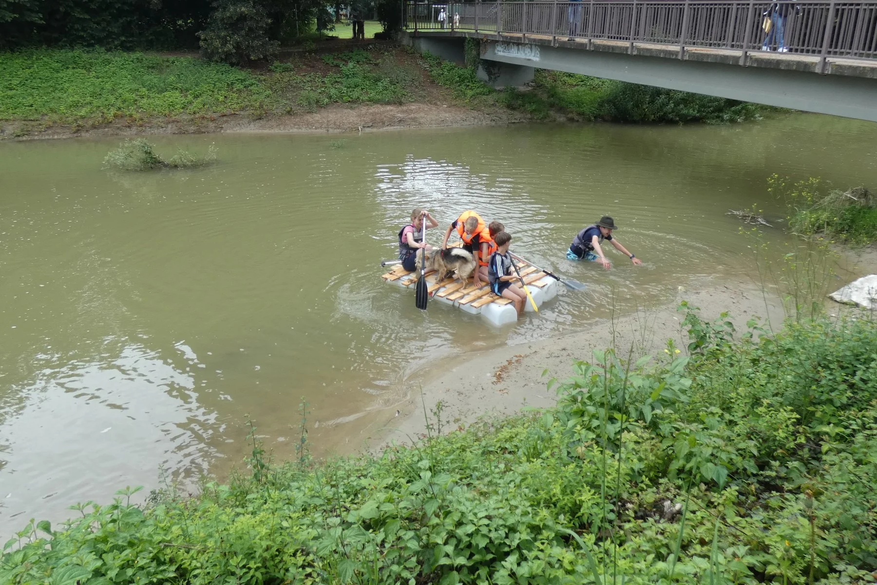 Floßbau Rotach | © DAV-FN / Sandra Knefel